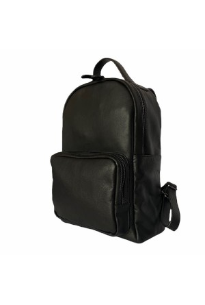 Deri Sırt Çantası – Siyah Plus Serisi – Şık & Fonksiyonel Deri Sırt Çantası – Siyah Plus Serisi – Şık & Fonksiyonel