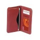 Apple iPhone SE Wallet Case Genuine Leather Maroon