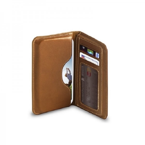 Apple iPhone SE Cüzdan Kılıfı Asil Serisi Hakiki Deri Taba