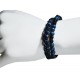 Deritel Bracelet Two Leather Knitted Beaded Combined Series