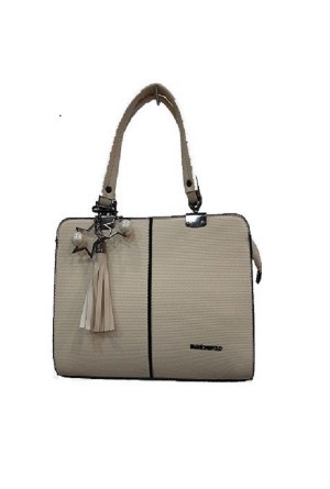 Deritel Bayan Omuz Çantası 3085 Ekru