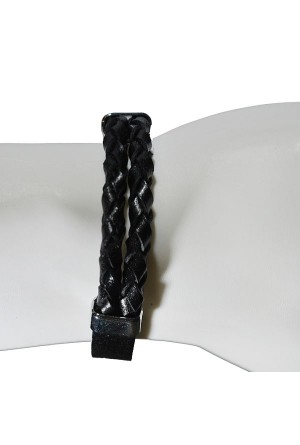 Gerçek Deri Örmeli Bileklik Klasik Serisi