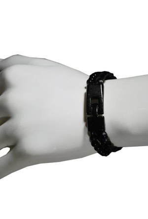 Deritel Bracelet Two Leather Knitted Beaded Combined Series Deritel Bracelet Two Leather Knitted Beaded Combined Series