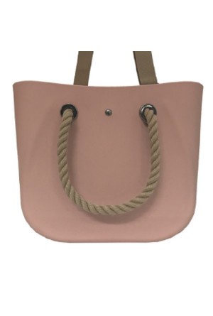 Su Geçirmez Antibakteriyel Çanta Somon Pudra