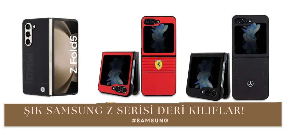 Galazy Z Deri kılıfları