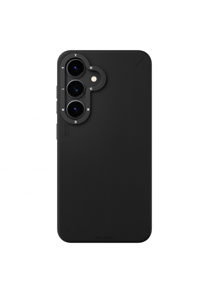 Güvenli M-Safe Şarj ve Şık Mat Deri Tasarımı Youngkit Tech Fashion Serisi Galaxy S25 M-Safe Şarjlı Mat Deri Kılıf