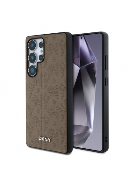 Galaxy S25 Ultra DKNY Orjinal Lisanslı Magnetik PU Deri Kapak