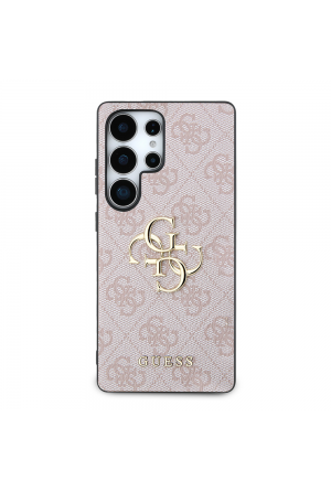 Galaxy S25 Ultra Kılıf Guess Orjinal Lisanslı PU Deri 4G Desenli Metal Büyük 4G ve Yazı Logolu Kapak Galaxy S25 Ultra Kılıf Guess Orjinal Lisanslı PU Deri 4G Desenli Metal Büyük 4G ve Yazı Logolu Kapak