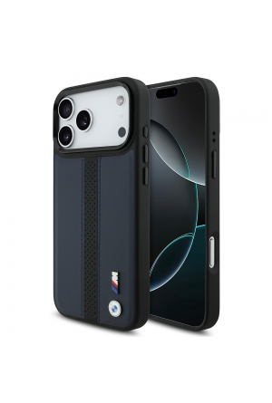 Apple iPhone 17 Pro Max Kılıf BMW Orjinal Lisanslı M-safe Şarj Özellikli Deri Arka Yüzey Metal Logolu Delikli Şerit Tasarımlı Kapak Apple iPhone 17 Pro Max Kılıf BMW Orjinal Lisanslı M-safe Şarj Özellikli Deri Arka Yüzey Metal Logolu Delikli Şerit Tasarımlı Kapak