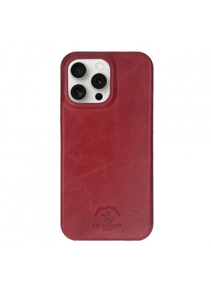 iPhone 15 Pro Magsafe Deri Kılıf - Santa Barbara Polo Elton Santa Barbara Polo Racquet Club iPhone 15 Pro Elton Genuine Magsafe Deri Kapak