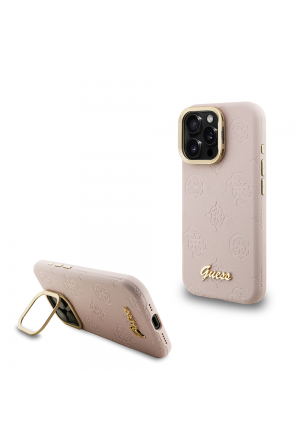 Apple iPhone 15 Pro Kılıf Guess Orjinal Lisanslı M-safe Şarj Özellikli Sıcak Baskılı Yazı Logolu Kamera Standlı PU Deri Peony Kapak Apple iPhone 15 Pro Kılıf Guess Orjinal Lisanslı M-safe Şarj Özellikli Sıcak Baskılı Yazı Logolu Kamera Standlı PU Deri Peony Kapak