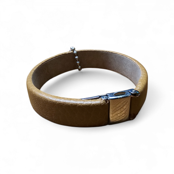 Deritel Hakiki Deri Bileklik | El Yapımı Klasik Deri Bileklik